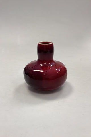 Bing og Grøndahl Vase i okseblodsglasur No.753