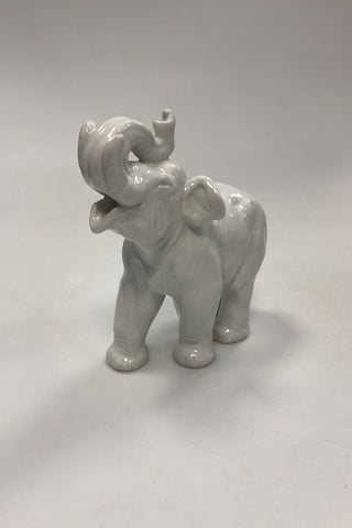 Royal Copenhagen Blanc de Chine Figur - Elefant No. 236