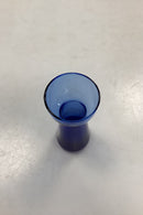 Lille Blå Blomsterløg Vase Holmegaard / Kastrup / Fyens Glasværk