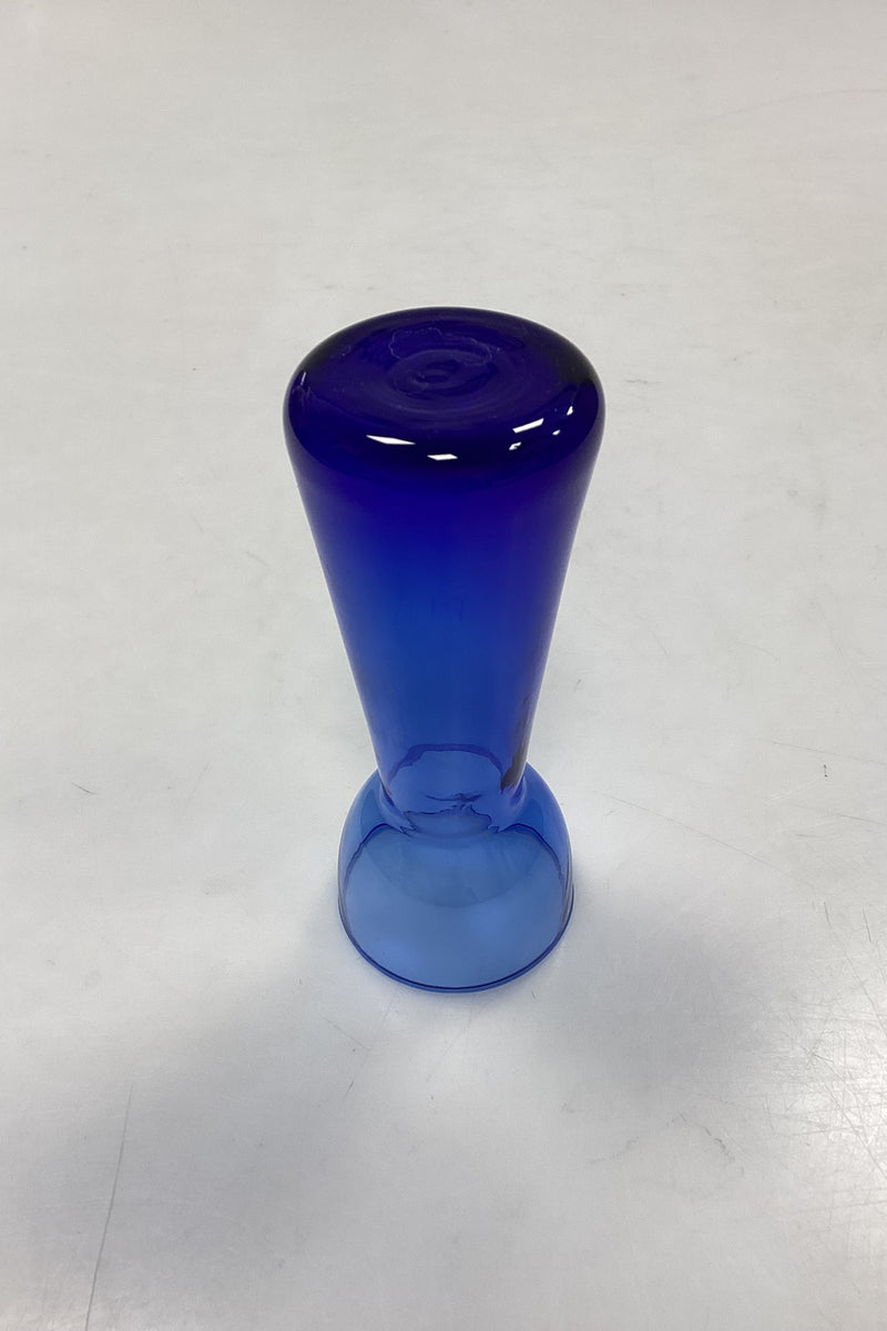 Lille Blå Blomsterløg Vase Holmegaard / Kastrup / Fyens Glasværk