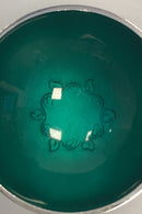 Volmer Bahner Sterling Sølv Saltkar grøn emalje