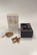 Georg Jensen Christmas Collectibles Julepynt - Hjerte og Stjerne Forenet med Mistelten 2015