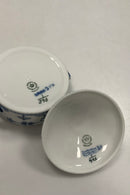 Royal Copenhagen Musselmalet Riflet Smørskål med Låg No. 398