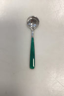 Volmer Bahner Sterling Sølv Saltske grøn emalje