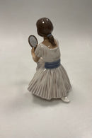 Dahl Jensen Figur Ballerina med Spejl No. 1224