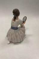 Dahl Jensen Figur Ballerina med Spejl No. 1224