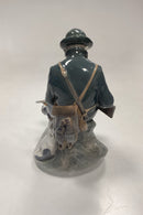 Royal Copenhagen Figur - Jæger med Hund No. 1087