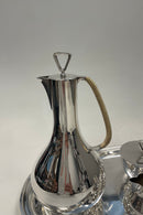 Georg Jensen Sterling Sølv Kaffesæt med bakke No 1015 Sigvard Bernadotte