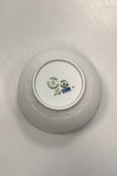 Royal Copenhagen Stel No. 118/2048 Skål Påfugl med Guldkant
