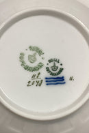 Royal Copenhagen Stel No. 118/2048 Skål Påfugl med Guldkant