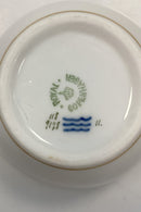 Royal Copenhagen Stel No. 118/9178 Sukkerskål Påfugl med Guldkant