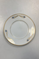 Royal Copenhagen Stel No. 118/10520 Frokostallerken Påfugl med Guldkant