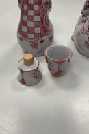 Par Bjørn Wiinblad Studio Figurer i Rød Kvinde Figurer fra 1986 og 1987