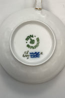 Royal Copenhagen Stel No. 118/2007 Tekop med Underkop Påfugl med Guldkant