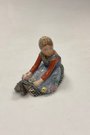 Royal Copenhagen Overglasur figur af Jylland No. 12421.  Måler 11cm x 9cm / 4.33 inch x 3.54 inch