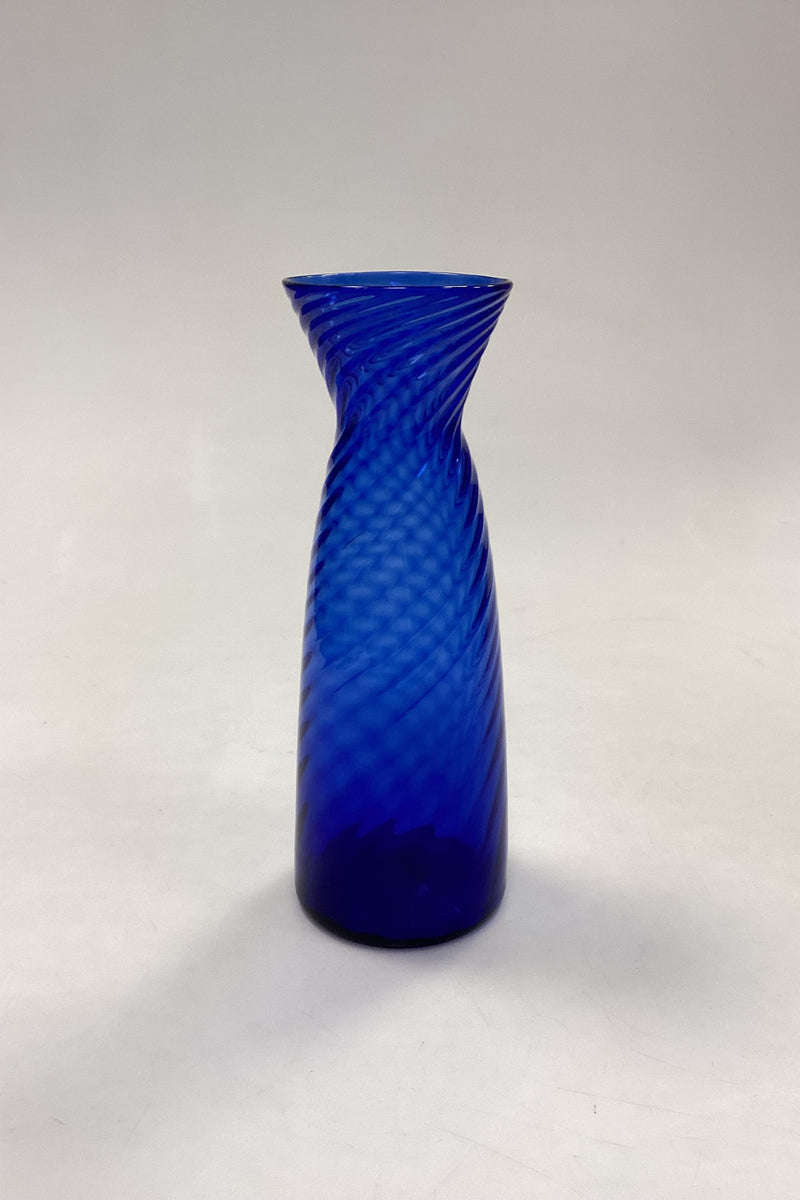 Fyens Glasværk Blå Blomsterløg Vase