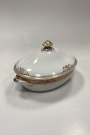 Royal Copenhagen Stel 594 Oval Ragout Fad med Låg No. 9348