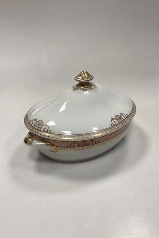 Royal Copenhagen Stel 594 Oval Ragout Fad med Låg No. 9348