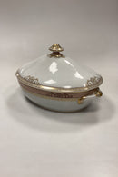 Royal Copenhagen Stel 594 Oval Ragout Fad med Låg No. 9348
