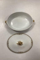Royal Copenhagen Stel 594 Oval Ragout Fad med Låg No. 9348