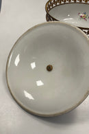 Rund Skål i Porcelain med Bronze Montering i Sevres Stil