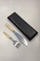 Engelsk Sølvplet Fiskeserverings sæt