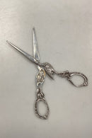 Tysk Fødselsklemme/saks af sølv