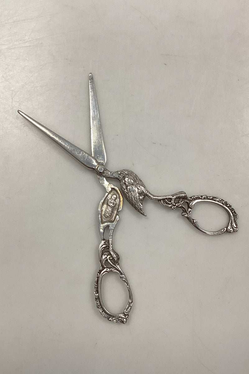 Tysk Fødselsklemme/saks af sølv