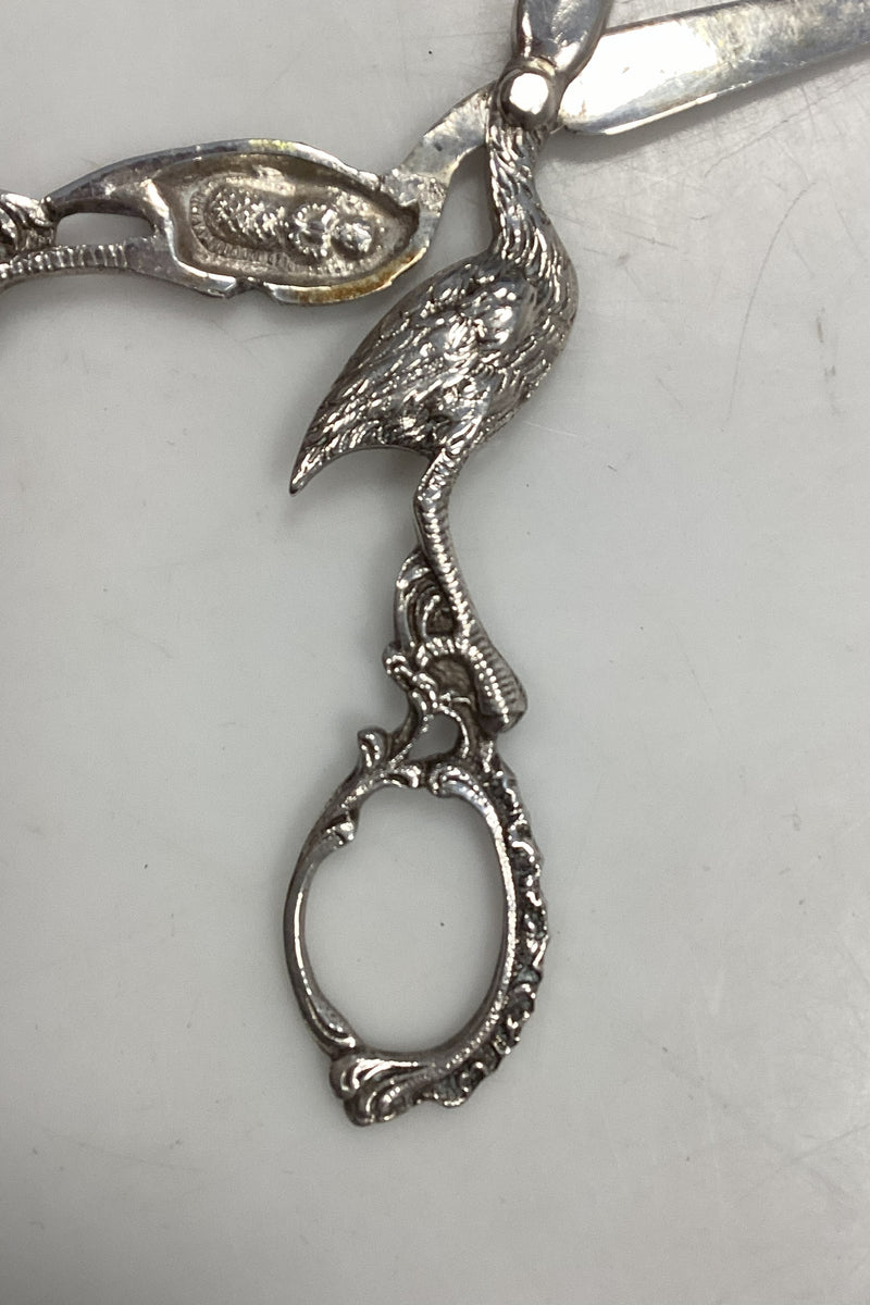 Tysk Fødselsklemme/saks af sølv