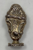 Antik Hovedvandsæg af forgyldt provinssølv