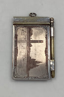 Baltiske udstilling Malmø notesbog i sølvplet