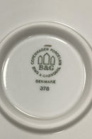 Bing og Grøndahl Blå Tone med guld Rundt Serveringsfad No. 20/376