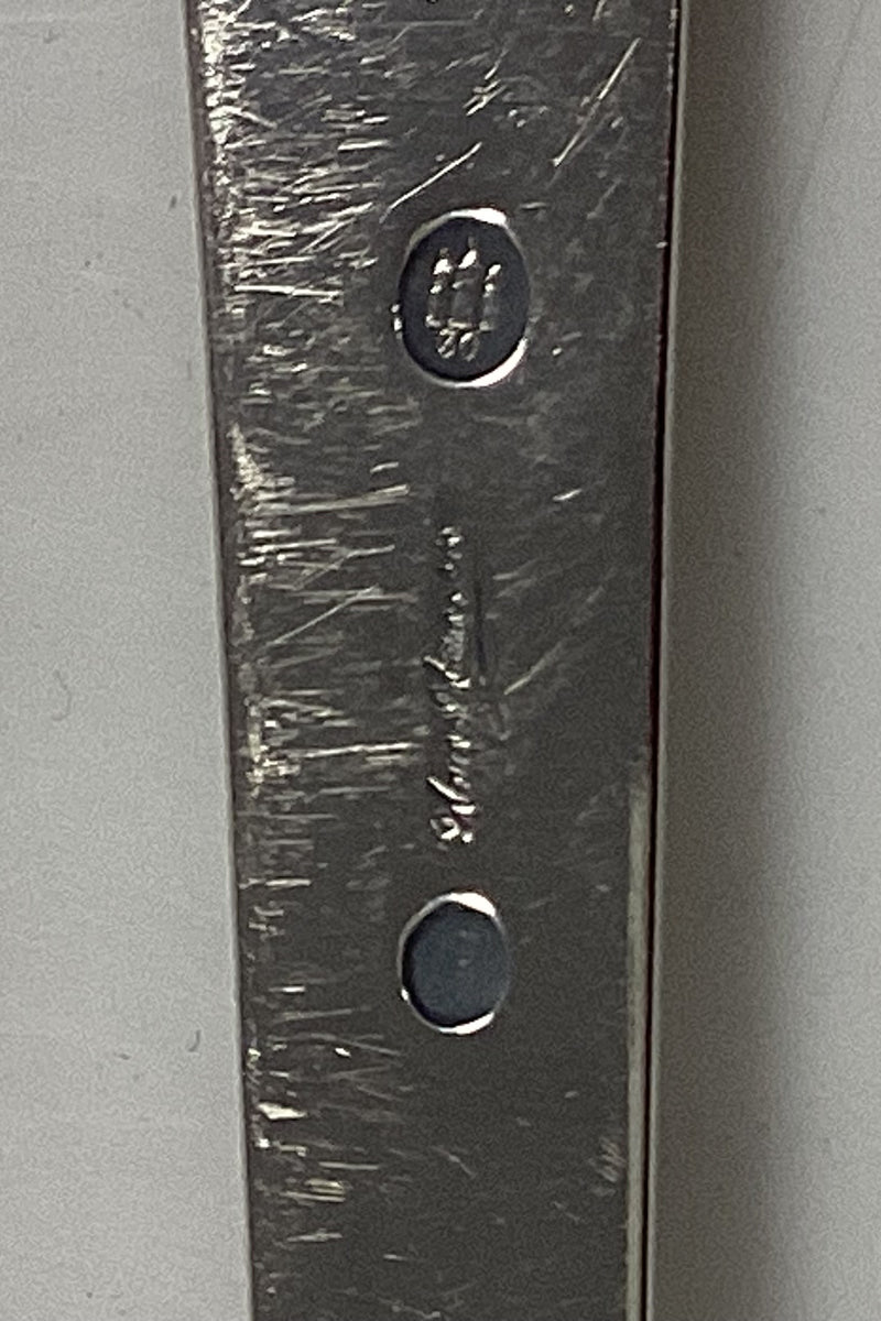 Hans Hansen Arvesølv No. 4 sølv serveringsske  Måler: 21,3 cm / 8,39 inch