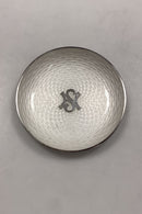 Elisabeth Armstad Sterling sølv Nøddeskål med hvid Emalje