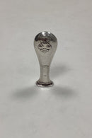 Dansk Fransk Lilje sølv Signet fra H. Fischer