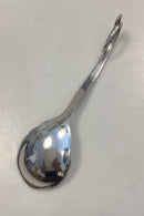 Georg Jensen no. 76 Ornamental Silver Serving Spoon