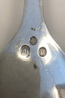 Georg Jensen no. 76 Ornamental Silver Serving Spoon
