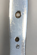 Dansk Ornamental Serverings ske i sølv