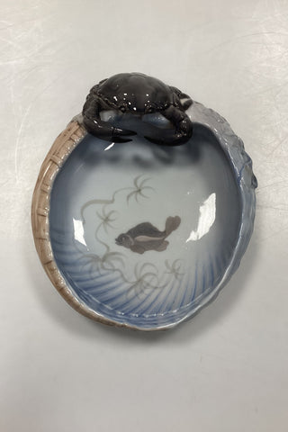 Royal Copenhagen Art Nouveau Skål med Krabbe No. 2465