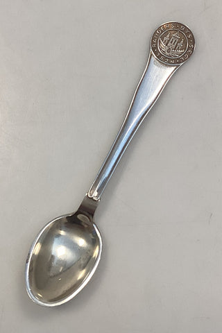 Hans Hansen Sterling Sølv Theske med Randers Byemblem