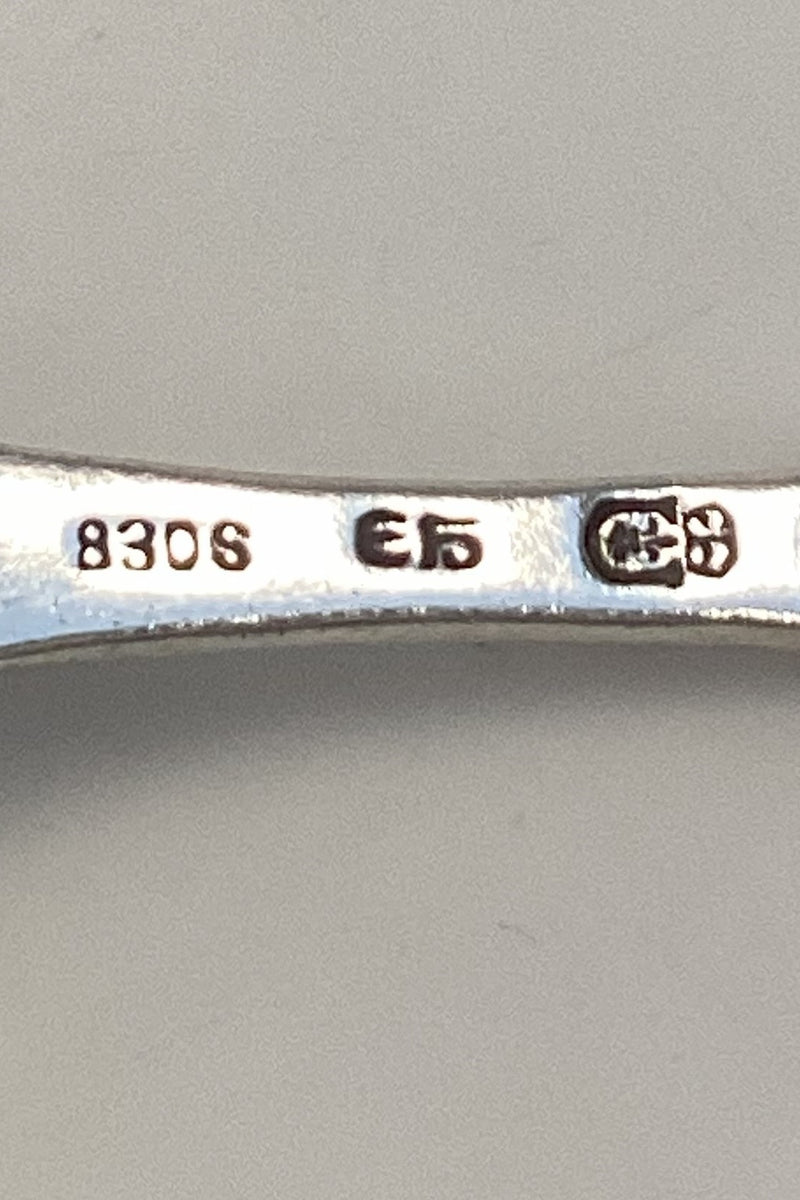 Evald Nielsen sølv marmeladeske 830S