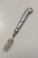 Antik Udenlandsk Sølv Pålægsgaffel
