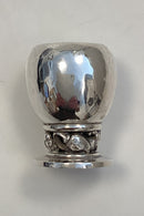 Georg Jensen Sterling Sølv Magnolia Saltbøsse No. 2A uden låg