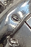 Sølvnet møntpung med Hunde ornament