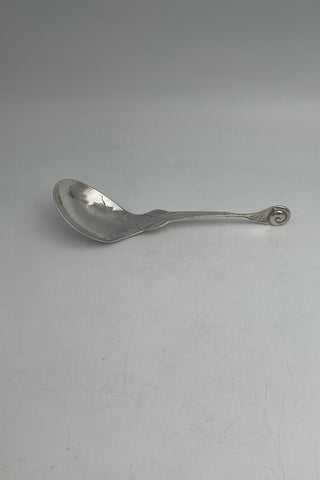 Georg Jensen Sølv Ornamental servingsske meget tidlig fra 1907