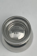 Georg Jensen Sterling Sølv Pyramide Saltkar No 632 (Grøn emalje)