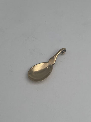 Georg Jensen Forgyldt Sterling Sølv Ornamental Saltske No. 110