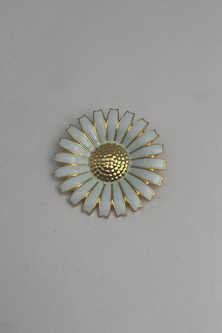 Georg Jensen Sterling Sølv Marguerit Broche Margrethe d.2 14 Januar 2024
