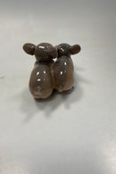 Royal Copenhagen Figur af Gravhunde Par No. 2120