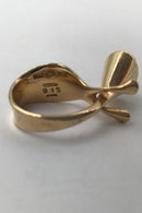 Georg Jensen 18K Guld Ring No 915 Månesten Torun - Danam Antik